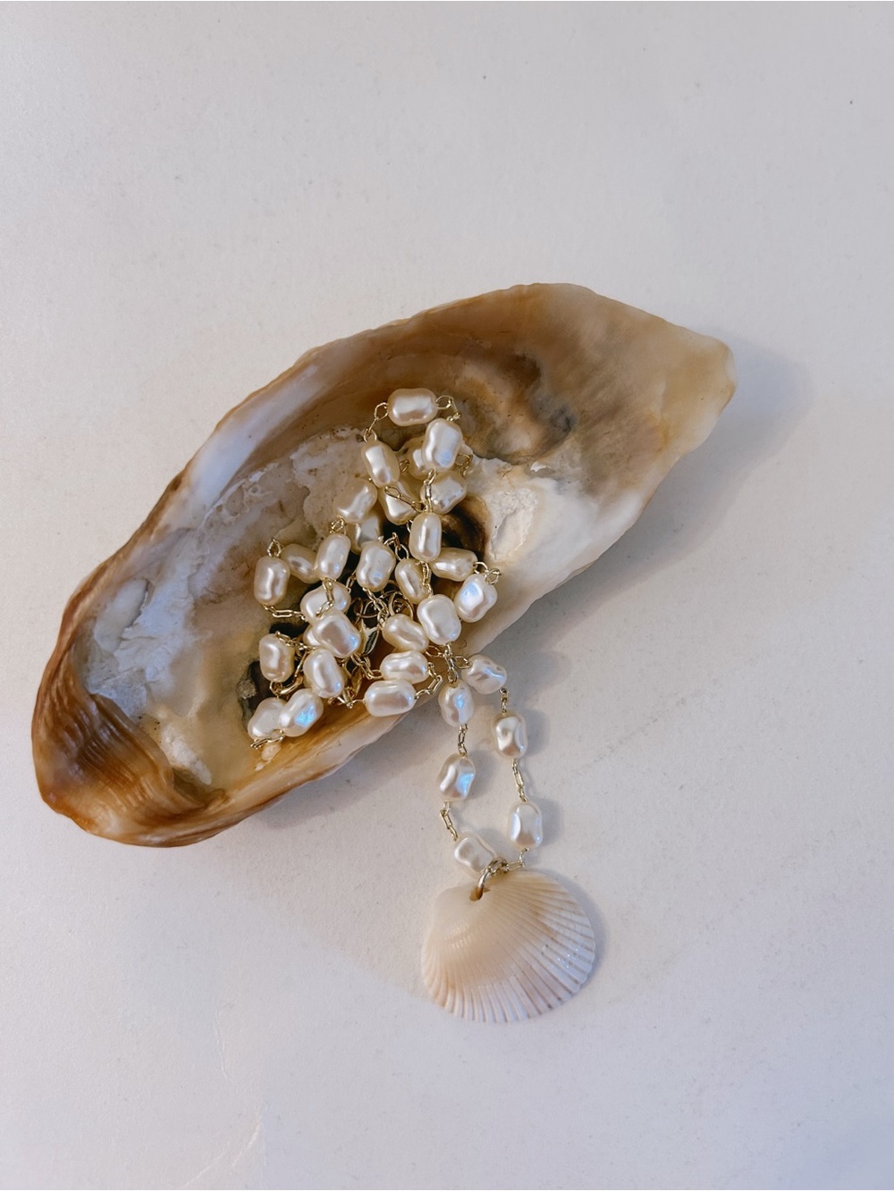 Pearl and Shell Necklace